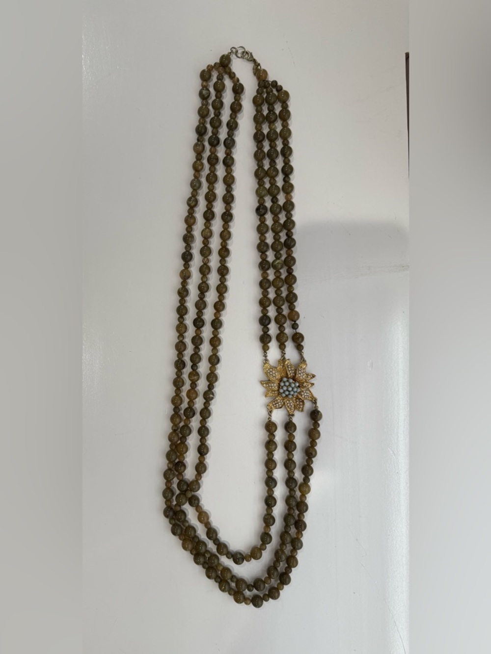 Anthropologie layered beaded necklace